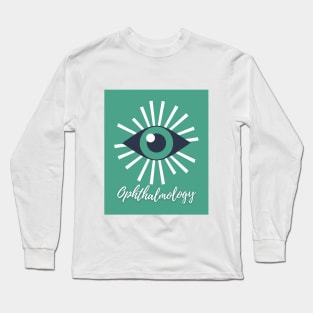 Ophthalmology in green Brafdesign Long Sleeve T-Shirt